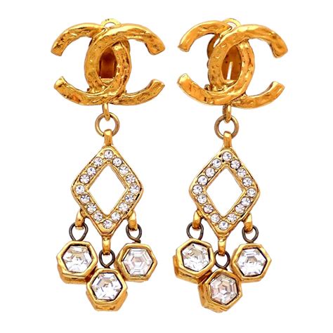 vintage chanel earrings sydney|chanel boutique earrings.